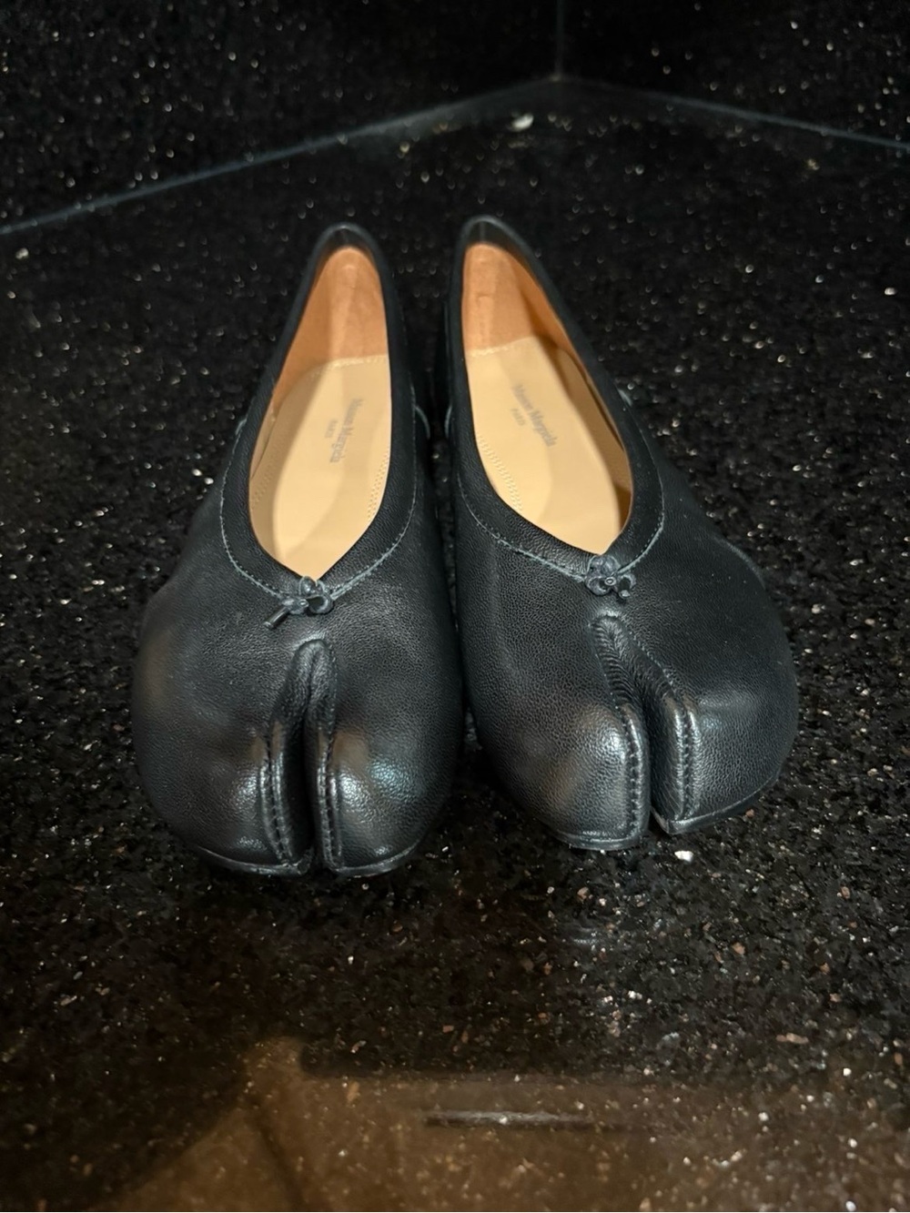 Maison Martin Margiela black Tabi ballet flats - Picture 5 of 6